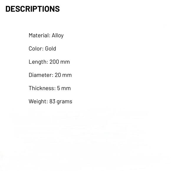 Invicta Elements Men's Iced out Cuban Chain Bracelet, Gold (80840)- BRAND NEW - Picture 4 of 4